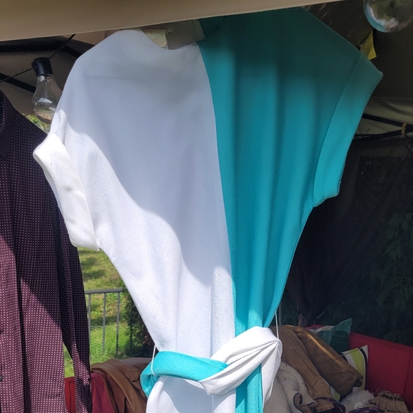 Inverse🏵80s ☎️ Zip-Up Cocktail Dress - Picture 2 of 10